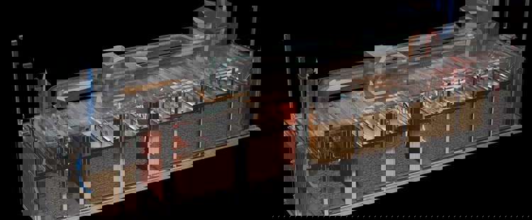 Illustration des Trocknungsprozesses.