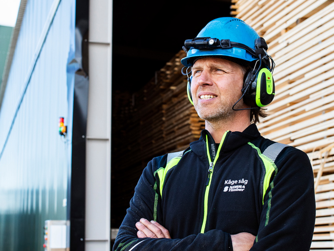 Porträtt av Urban Holm från Norra Timber.