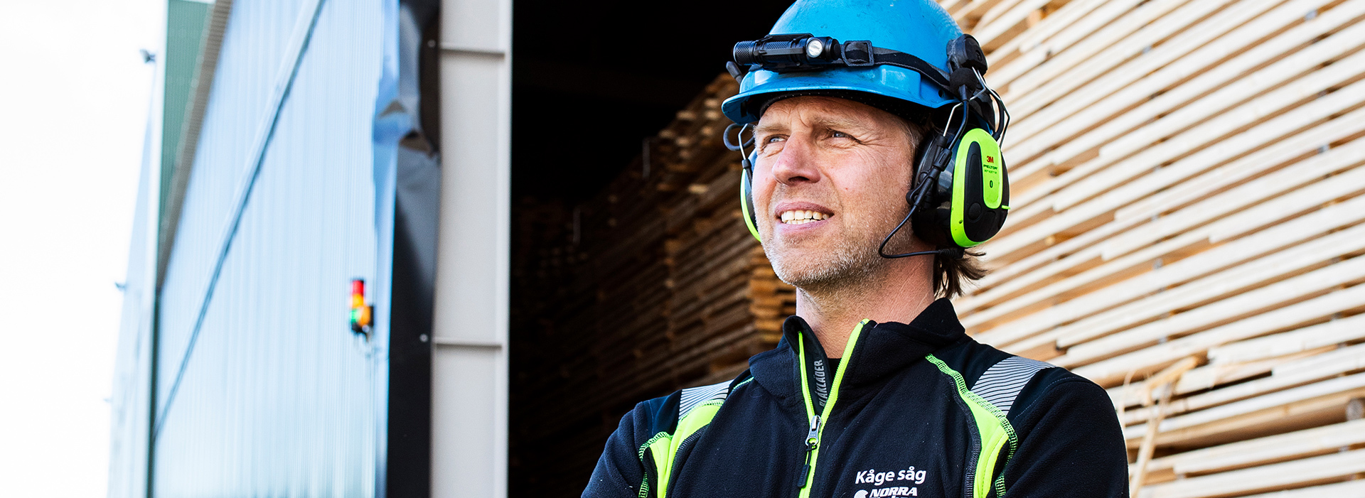 Porträtt av Urban Holm från Norra Timber.